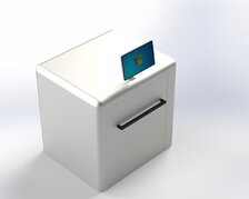 RFID服裝盤點機(jī)-推車式RFID識別箱  